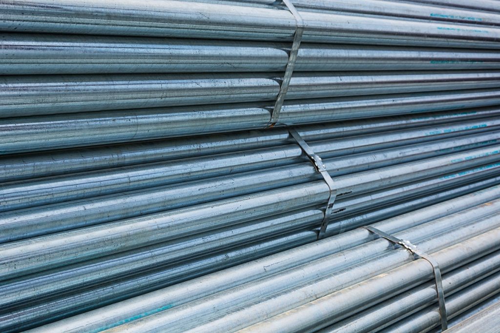 Large steel factory warehouse